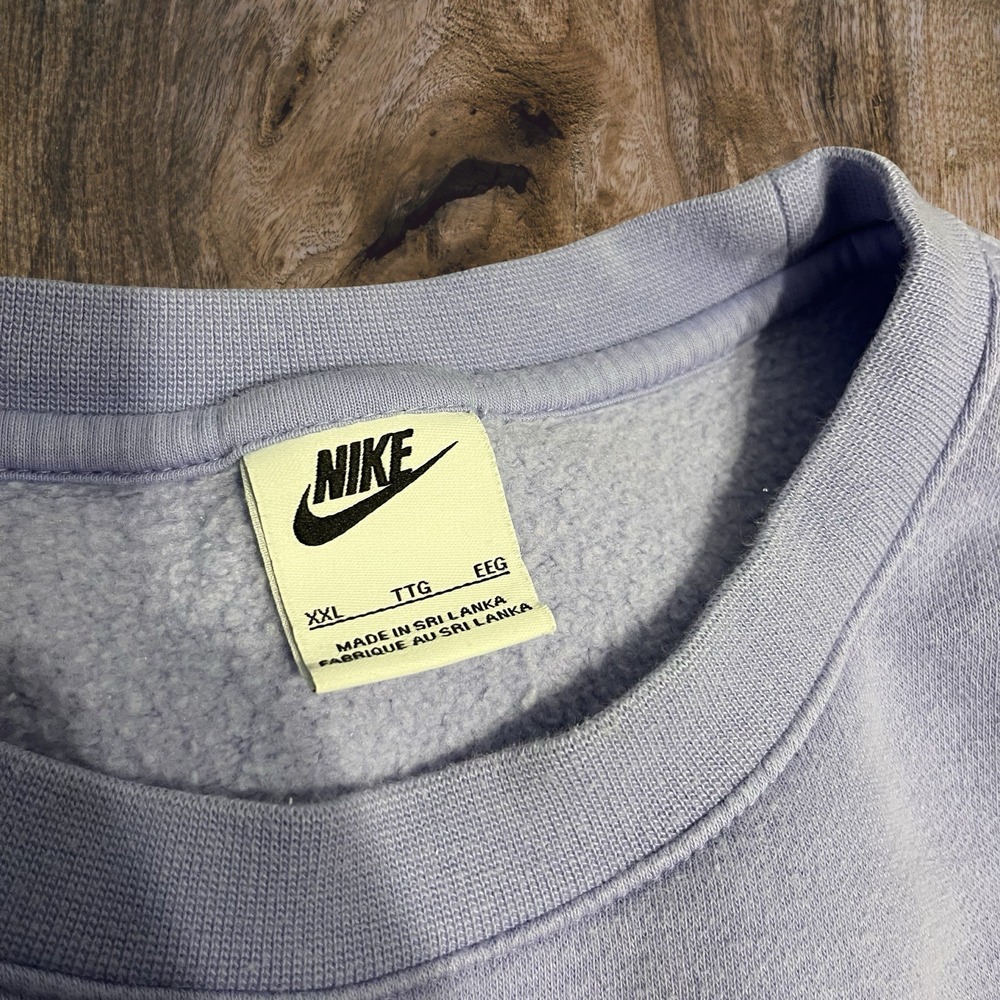 Nike Lavender Crewneck Sweatshirt Men's XXL - Picture 4 of 4